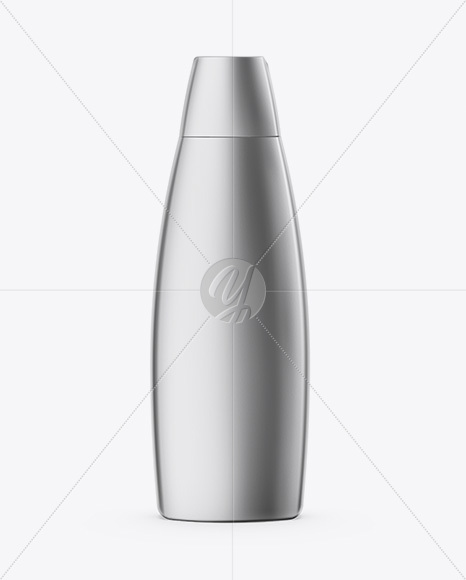 Cosmetic Metallic Bottle Mockup