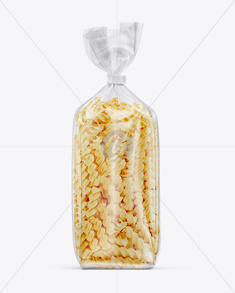 Fusilli Pasta Package Mockup