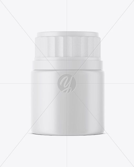 50 ml Plastic Pills Bottle Mockup