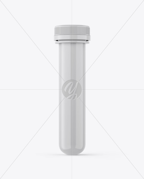 Glossy Plastic Ampoule Mockup