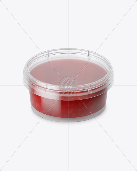 Container with Caviar Mockup