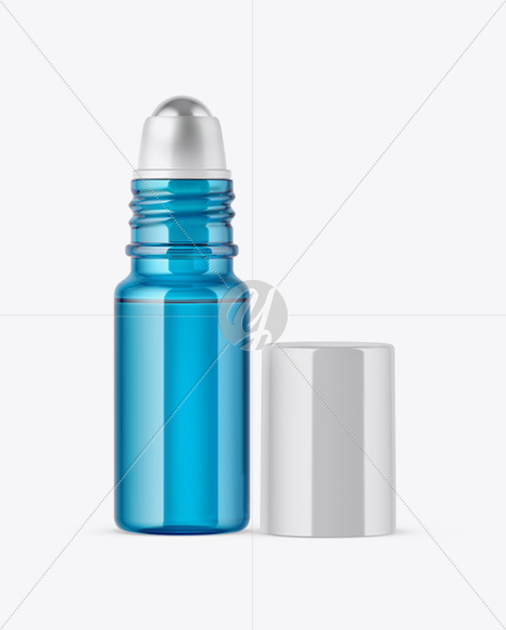 Glass Roller Bottle Mockup