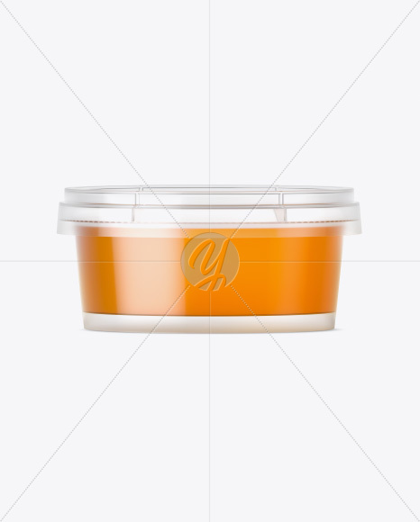 Container with Honey Mockup