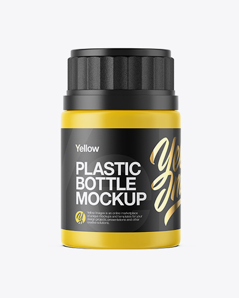 75 ml Plastic Pills Bottle Mockup - 75+Ml+Plastic+Pills+Bottle+Mockup