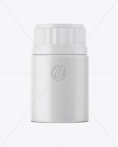 75 ml Plastic Pills Bottle Mockup