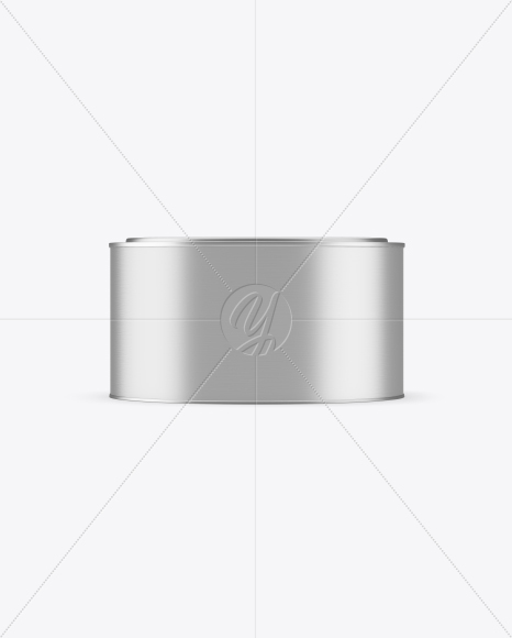 Metallic Paint Can Mockup