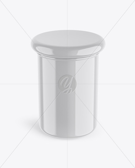 Glossy Plastic Bottle Mockup
