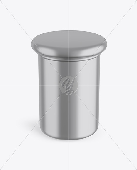 Metallized Plastic Bottle Mockup