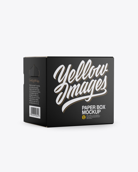 Paper Box Mockup - Rectangle box mockup