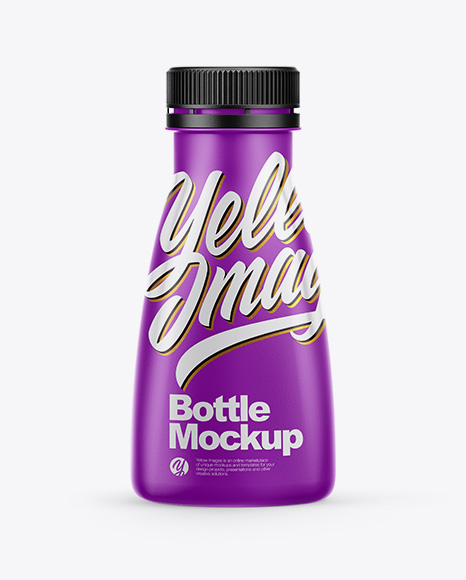 Matte Bottle Mockup - Label mockup bottle