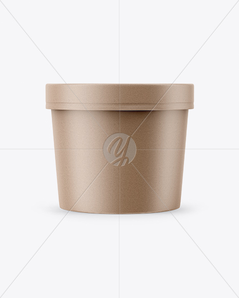 Kraft Paper Soup Cup Mockup