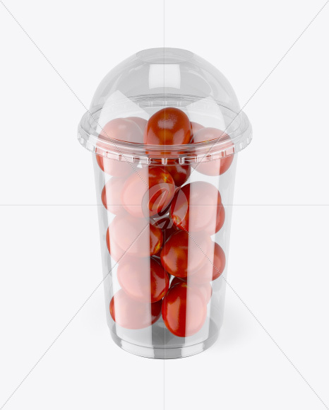 Cup with Cherry Tomatoes Mockup