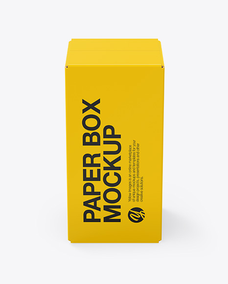 Paper Box Mockup - Rectangle box mockup