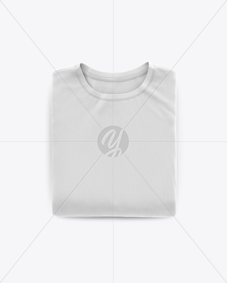 Folded T-Shirt Mockup