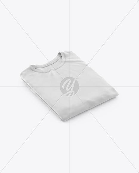 Folded T-Shirt Mockup