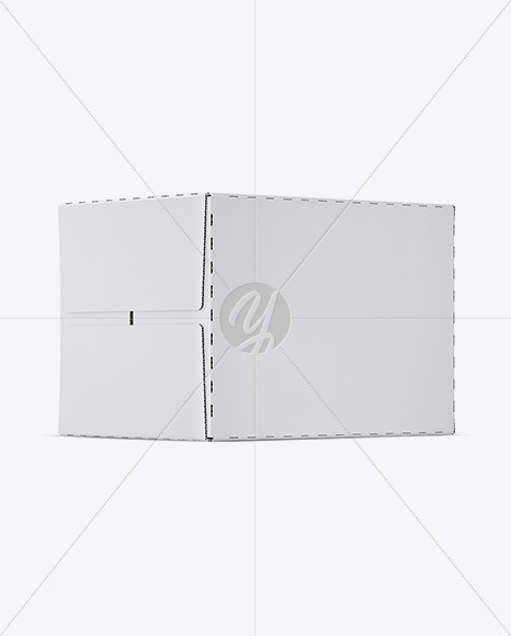 Glossy Paper Box Mockup