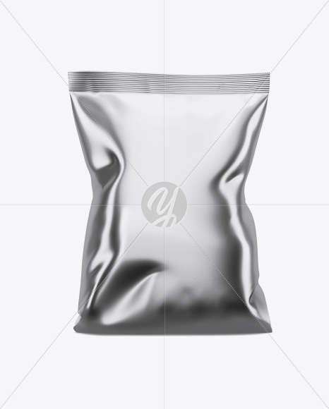 Metallic Snack Package Mockup