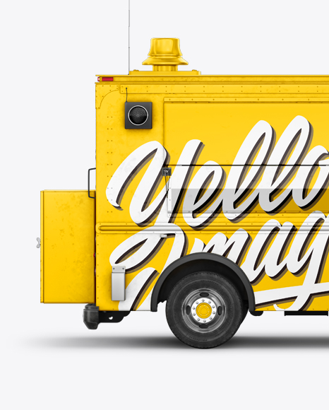 Foodtruck Mockup - Side View