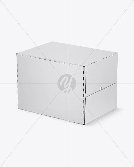 Glossy Paper Box Mockup