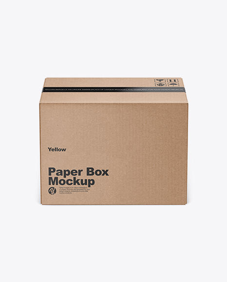 Paper Box Mockup