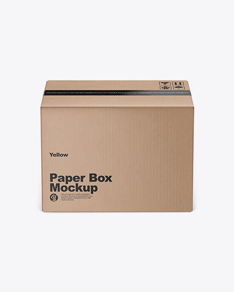 Paper Box Mockup