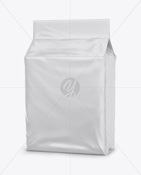 Matte Stand-up Food Bag Mockup