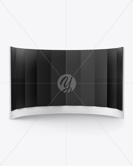 LCD Interactive Wall Stand Mockup