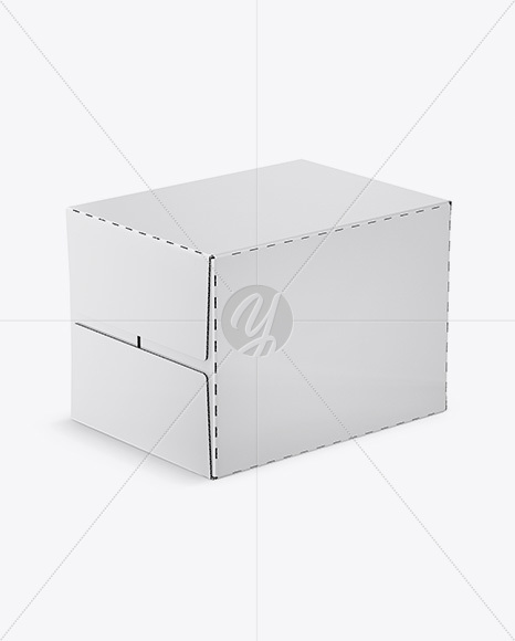 Glossy Paper Box Mockup