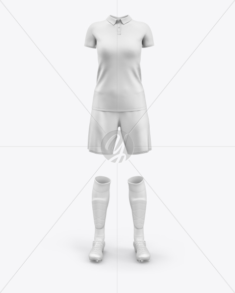 Women`s Full Soccer Kit Mockup