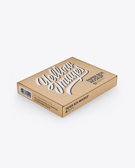 Kraft Paper Box Mockup