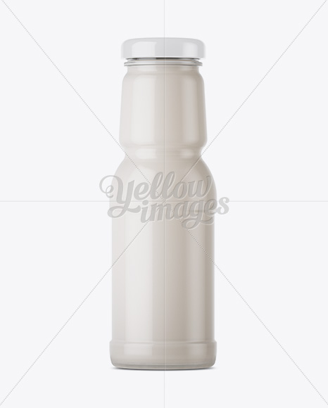 Milk Bottle Mockup