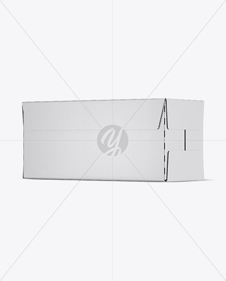 Glossy Paper Box Mockup