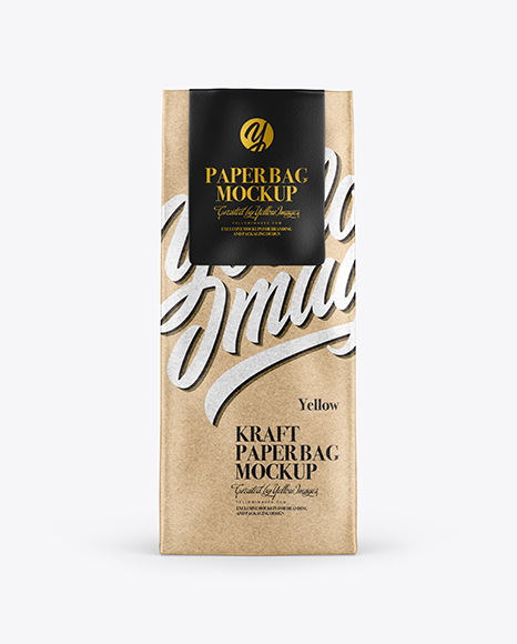 Kraft Paper Bag Mockup