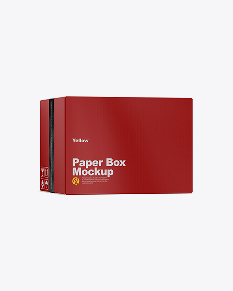 Matte Box Mockup - Rectangle box mockup