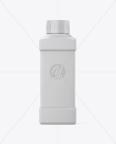 Matte Plastic Bottle Mockup