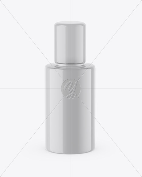 Glossy Cosmetic Bottle Mockup