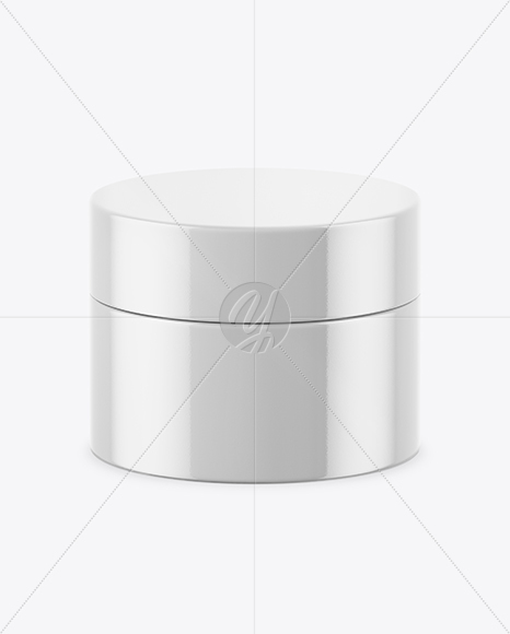 Glossy Cosmetic Jar Mockup Glossy Cosmetic Jar Mockup