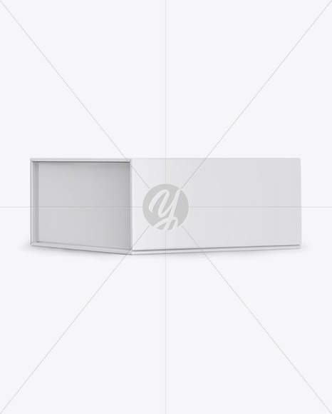 Paper Box Mockup - Half Side View