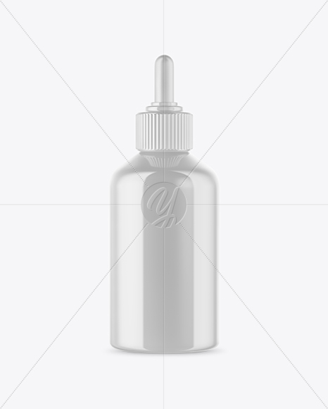 Glossy Dropper Bottle Mockup