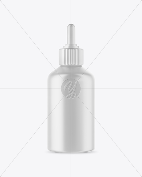 Matte Dropper Bottle Mockup