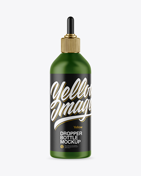 Matte Dropper Bottle Mockup - Oil dropper bottle mockup