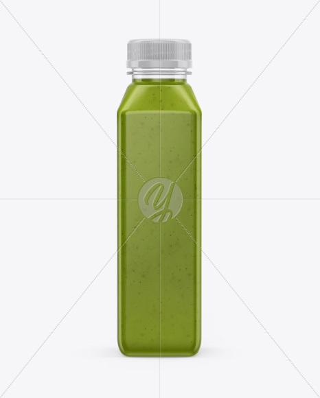 Plastic Smoothie Bottle Mockup