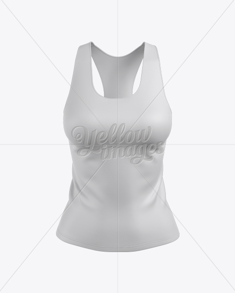 Women&#039;s Tank Top Mockup - Front View