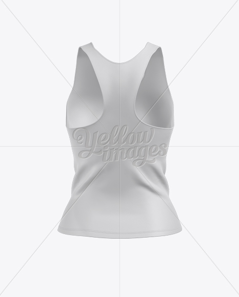 Women's Tank Top Mockup - Back View