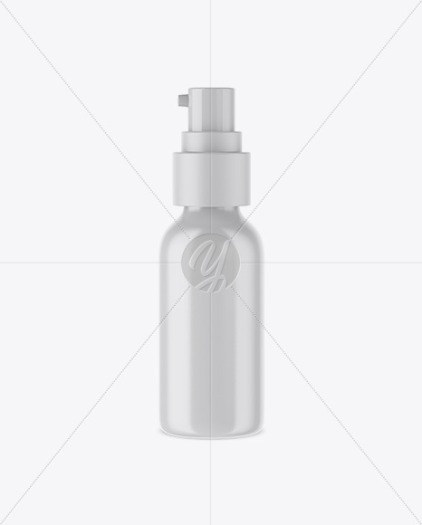 Glossy Cosmetic Bottle Mockup