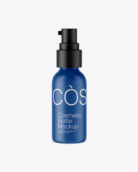 Matte Cosmetic Bottle Mockup