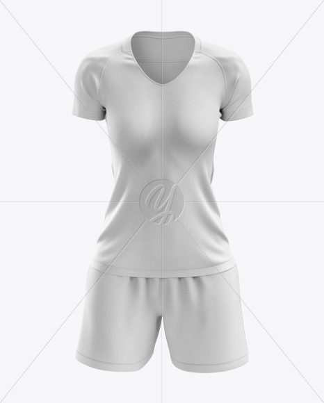 Women’s Soccer Kit mockup (Front View)