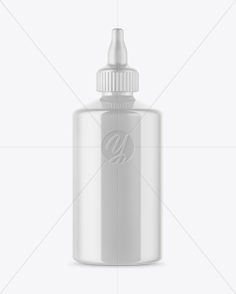 Glossy Dropper Bottle Mockup