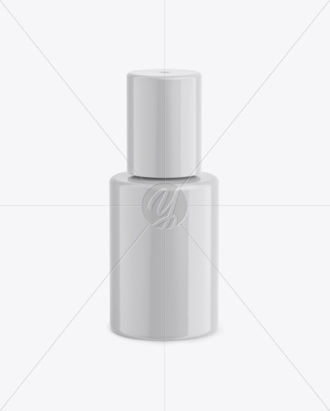 Glossy Cosmetic Bottle Mockup