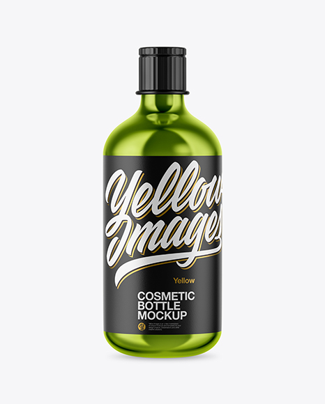 Metallic Cosmetic Bottle Mockup - Download+Metallic+Shower+Gel+Bottle+Mockup+PSD